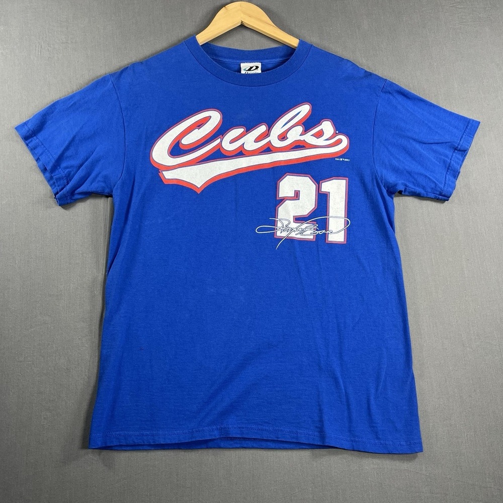 Y2K Sammy Sosa Chicago Cubs Jersey T Shirt Dynasty SZ Medium
